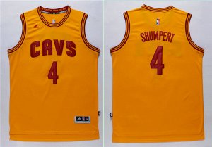 Maillot De Basket Cleveland Cavaliers Iman Shumpert 4 Tissus Sportif Fans Edition Jaune